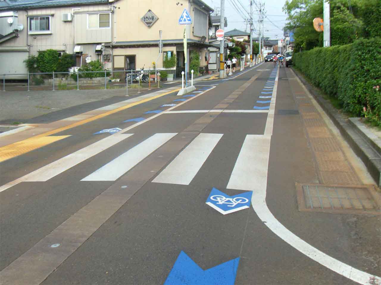自転車通行帯【新潟県三条市】
